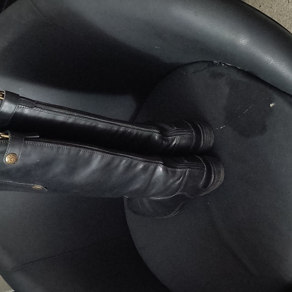 Sam Edelman Black Leather Riding Boots, size 6.5 - Picture 2 of 7